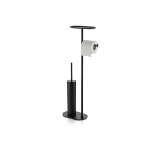 Kobos Nova Hareketli WC Set Yuvarlak Mat Siyah KBW-836-1MB