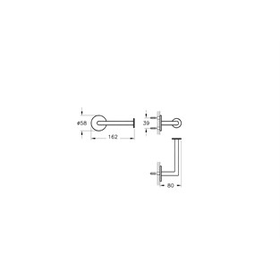 VitrA Origin Tuvalet Kağıtlığı Soft Altın A4488774