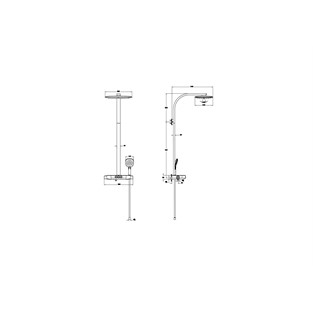 Artema Aquacontrol Charm 360 3F Duş Sistemi Krom A47204