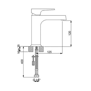 Newarc Aqua Lavabo Bataryası 941521B
