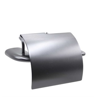 System Dorado Kapaklı Tuvalet Kağıtlığı Siyah BA1020010AL6