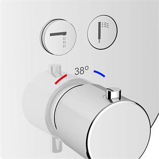 Artema Aquaheat Ankastre Termostatik Banyo Bataryası Krom A42718