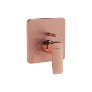 Artema Root Square Termostatik Ankastre Banyo Bataryası V-Box Soft Bakır A4282829
