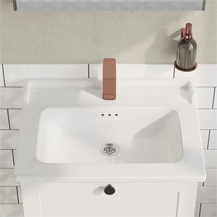 VitrA Root Classic Kapaklı Lavabo Dolabı 60 cm Mat Beyaz 68701