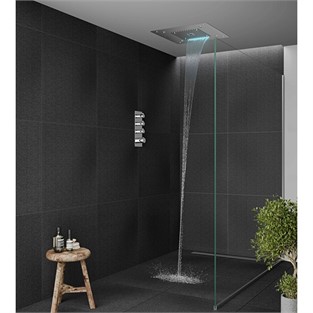 VitrA Hiera Duş Başlığı 5 Fonksiyonlu 50x50 cm Krom A45734