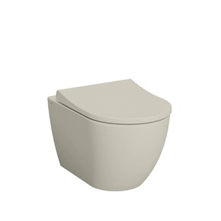 VitrA S60 Smooth Flush Asma Klozet Gizli Montajlı 54 cm Mat Bej 7510B020-0090