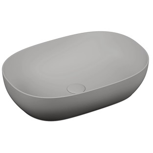 VitrA Outline Çanak Lavabo 58x40 Mat Taş Gri 5995B476-0016