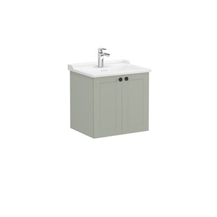 VitrA Root Classic Lavabo Dolabı 60 cm Mat Retro Yeşil 68707