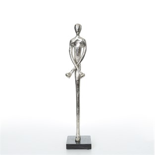 Vitale Sadu Küçük Dekoratif Figür Silver 65 cm AK.IJ0029
