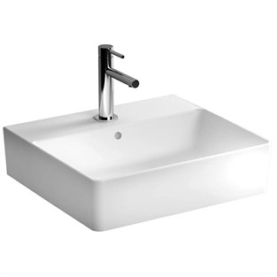 VitrA Nuo Çanak Lavabo Dikdörtgen 50x44 cm Beyaz 7431B003-0631