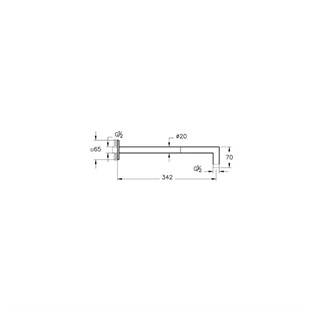 VitrA Suit Duş Dirseği A45753