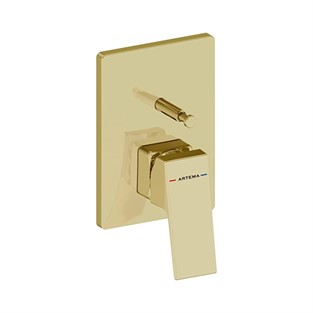 Artema Minimax Square Ankastre Mekanik Banyo Minibox Soft Altın A4373274