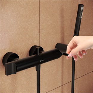 VitrA Suit Banyo Bataryası Parlak Siyah A4281839