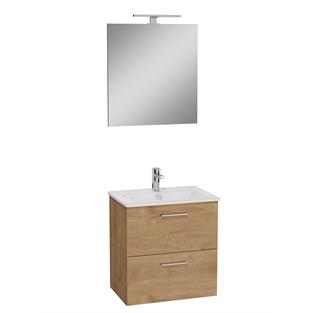 VitrA Mia Banyo Dolabı Seti 60 cm Çekmeceli Altın Meşe 67092