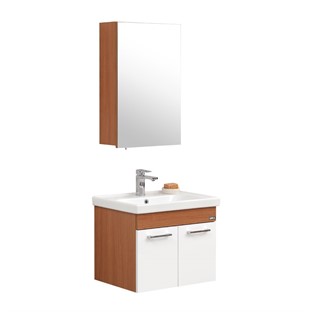 ORKA Mars Banyo Dolabı Takımı Teak 80 cm ORKA5000465