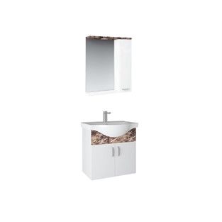ORKA Duru Asma Banyo Dolabı Takımı Emprador 65 cm ORKA5002905