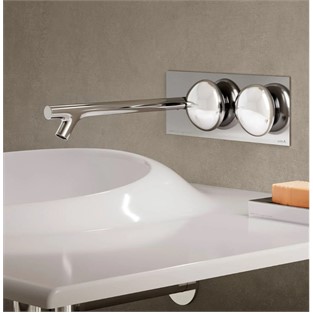VitrA İstanbul Ankastre Lavabo Bataryası Krom A41808