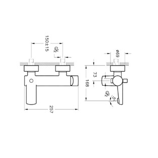 Artema Sento Banyo Bataryası Silindir  A42525