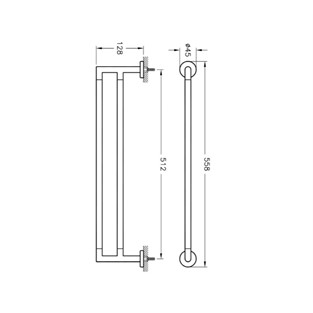 VitrA Minimax Uzun Havluluk Krom A44794