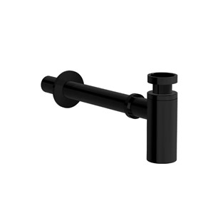 VitrA Liquid Uzun Lavabo Sifonu T Tipi Parlak Siyah A4512439