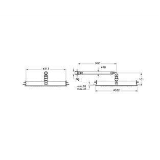 Artema Lite Lc Ankastre Duş Başlığı 30 Cm Krom A45688