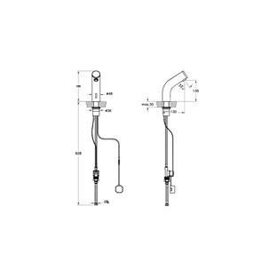 VitrA Sento Çocuklar İçin Temassız Lavabo Bataryası A47187