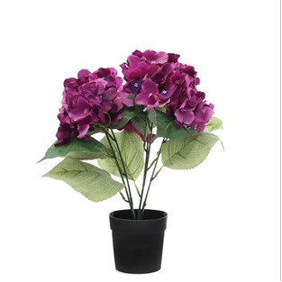 Vitale Saksılı Yapay Çiçek 26 Cm Mor AK.JF317221030