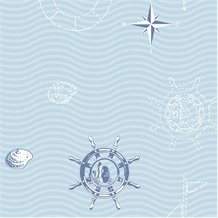 Duka Duvar Kağıdı Kids Coll.Marin DK.15163-1 (10M2)
