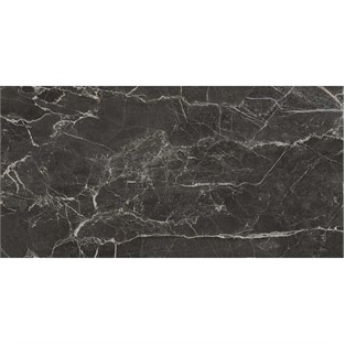 VitrA 60x120 Marmori St, Laurent Siyah Full Lappato 7Rek Porselen Karo K947011FLPR1VTSP