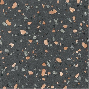 VitrA 60x60 Set6.0 Terrazzo Antrasit Mat 7R Porselen Karo K950795R0001VTES