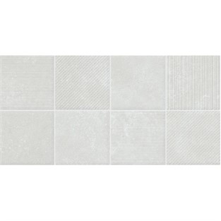 VitrA Cementside Kare Dekor Beyaz Mat Duvar Karosu 30x60 K95226900001VTE0