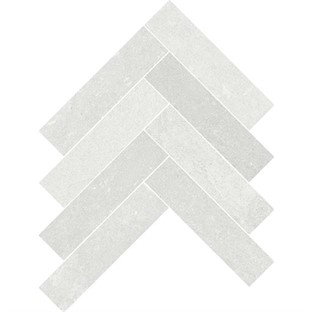 VitrA CobbleMix Dekor Açık Gri Herringbone Mat Porselen Karo 30x60 K9524378R001VTE0