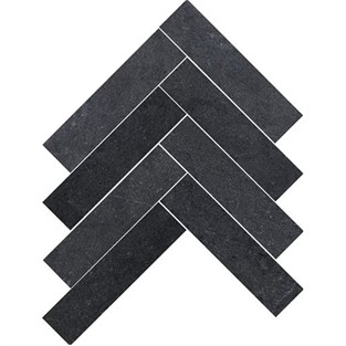 VitrA CobbleMix Dekor Koyu Gri Herringbone Mat Porselen Karo 30x60 K9524398R001VTE0