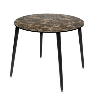 Vitale Lamax Yuvarlak Masa Siyah MS.PRJ-9-KARACABEY-SA