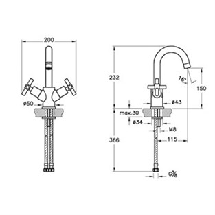 Artema Juno Lavabo Bataryası A40862