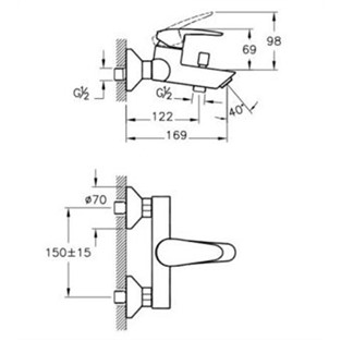 Artema Dynamic S Banyo Bataryası A40953