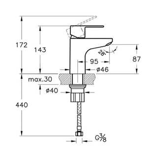 Artema Win S Lavabo Bataryası A41177