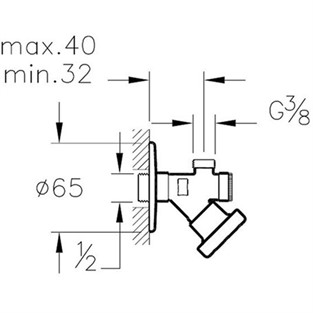 Punto Filtreli Ara Musluk Krom A41181