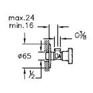 Punto Ara musluk Krom A41182