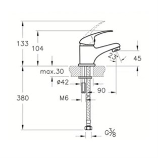 Punto Figo Lavabo Bataryası A41183