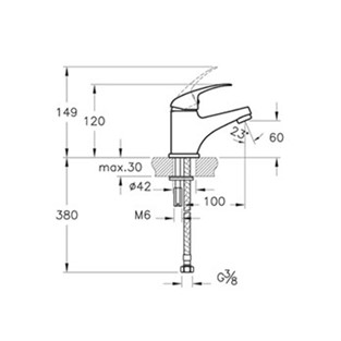 Punto Figo Lavabo Bataryası Orta Boy A41184