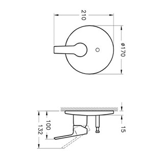 Artema Axe S Ankastre Banyo Bataryası A42243