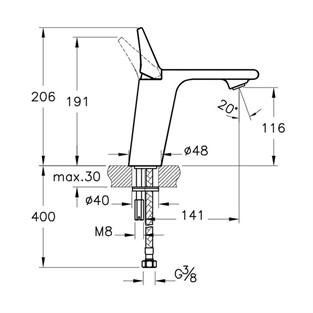 VitrA Memoria Lavabo Bataryası A42329