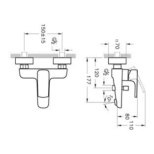 Sento Banyo Bataryası A42516