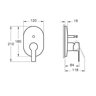 Artema Fold S Ankastre Banyo Bataryası A42536
