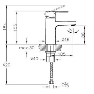Punto Squa Lavabo Bataryası A42579
