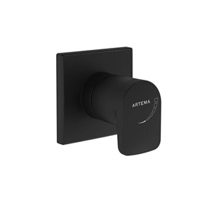 VitrA Root Round Ankastre Stop Valf Sıva Üstü Grubu Mat Siyah A4272936