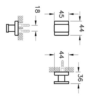 VitrA Projekta Tekli Askı A44174