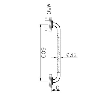 Vitra Tutunma Barı 60 cm A44449