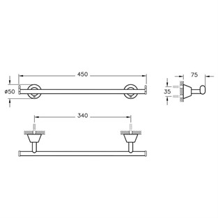 VitrA Matrix Uzun Havluluk A44578